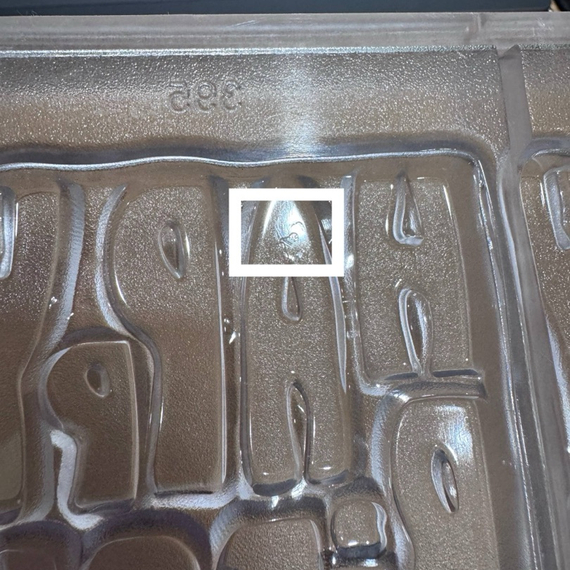 395-у | Форма для шоколадных изделий (275*175 мм)