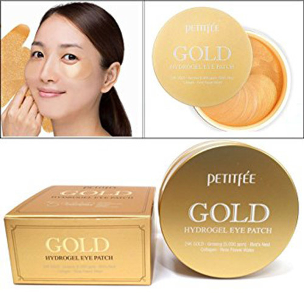 Petitfee Gold Hydrogel Eye Patch гидрогелевые патчи для глаз с золотом