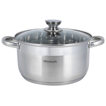 Кастрюля 6 л. из нержавеющей стали Ofenbach NB 100514