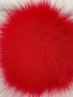 Помпон из искусственного меха, цвет: Ярко красный