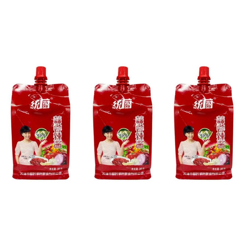 Соус Tongchu чили с чесноком 380 г, 3 шт
