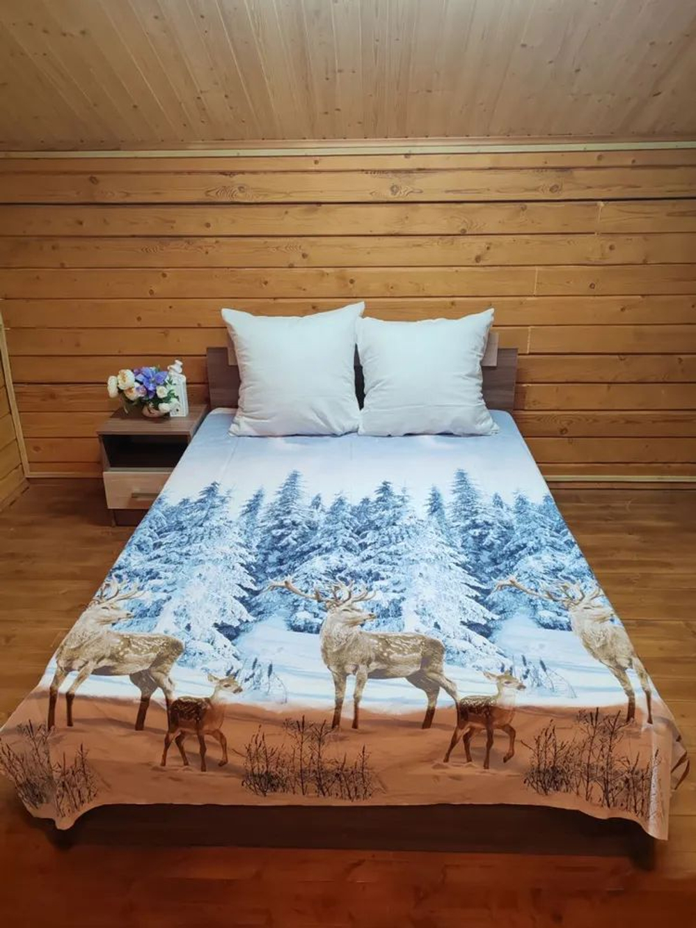 Постельное белье евро, поплин, наволочки 70х70, 100 % хлопок