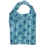 Сумка - шоппер с карабином «ИДЕЯДОМА», принт ромбы, 60*38см/нагрузка до 10кг (инд. пакет истикер)