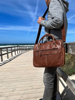 C240001 Camel - Сумка-портфель для ноутбука MP