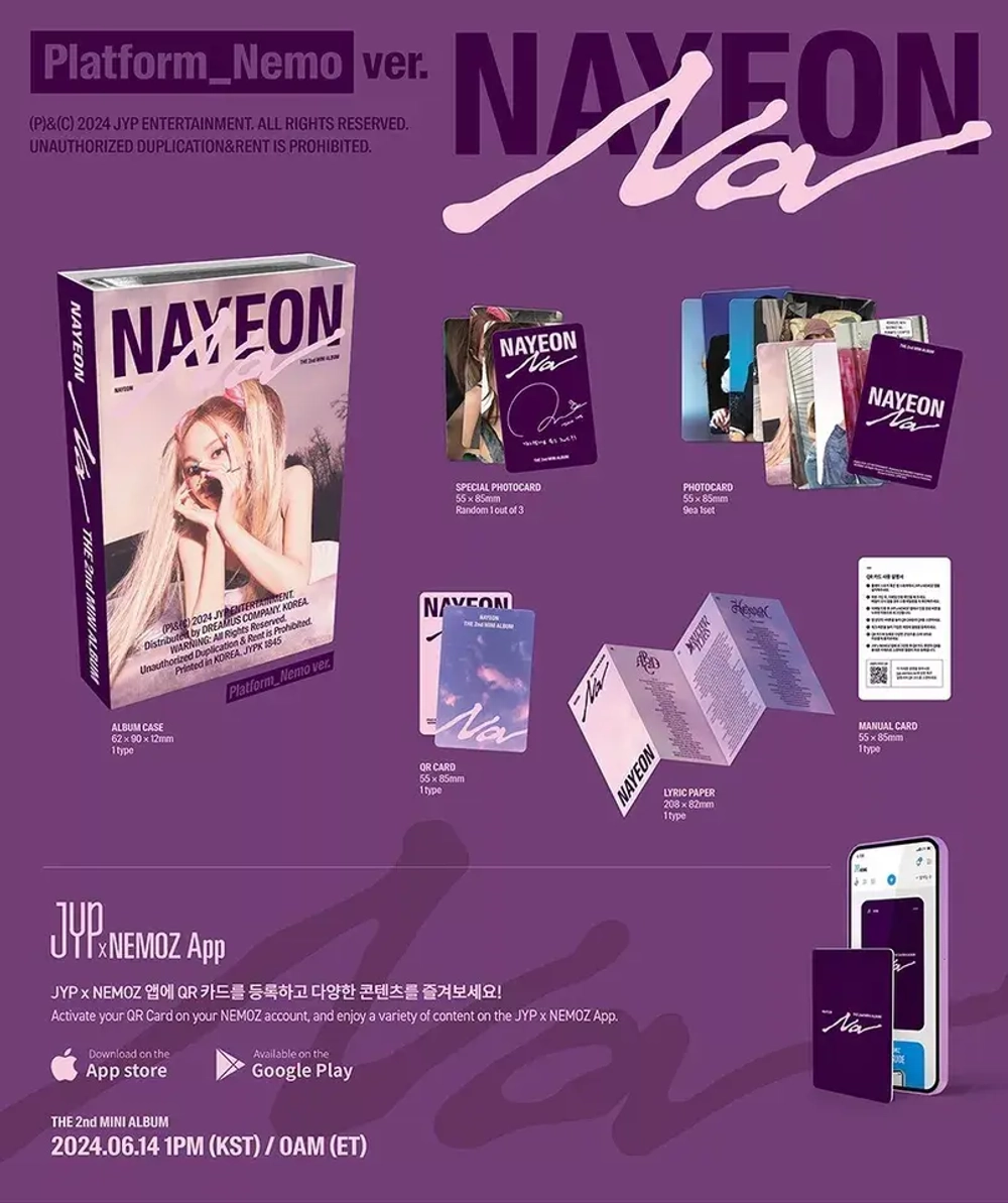 TWICE NAYEON - NA [NEMO ver.]