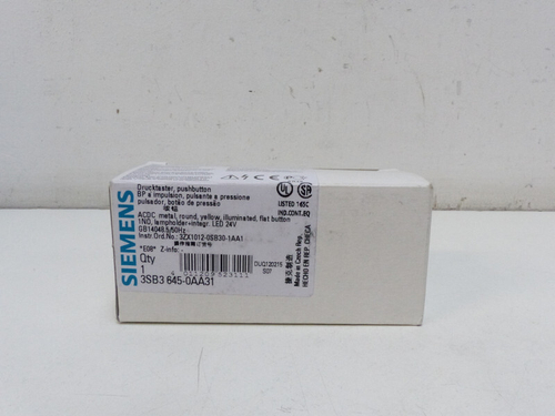 SIEMENS 3SB3 645-0AA31