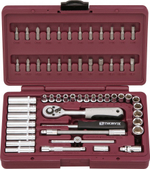 UTS0057 Набор инструмента 1/4"DR, 57 предметов