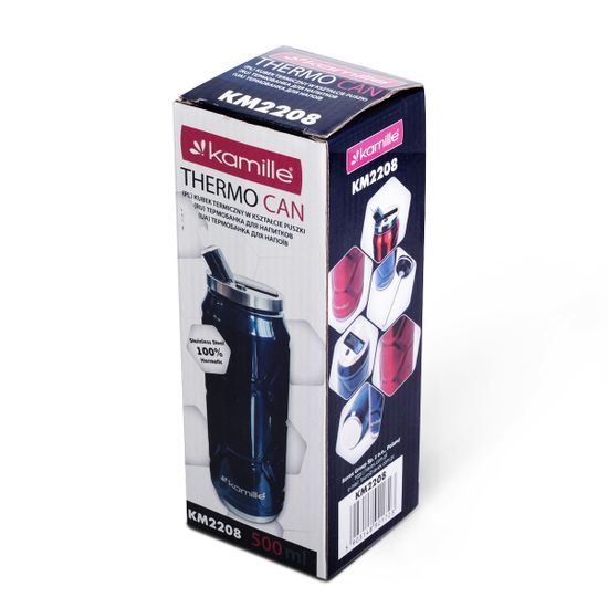 Термобанка 500 мл из нержавеющей стали Kamille