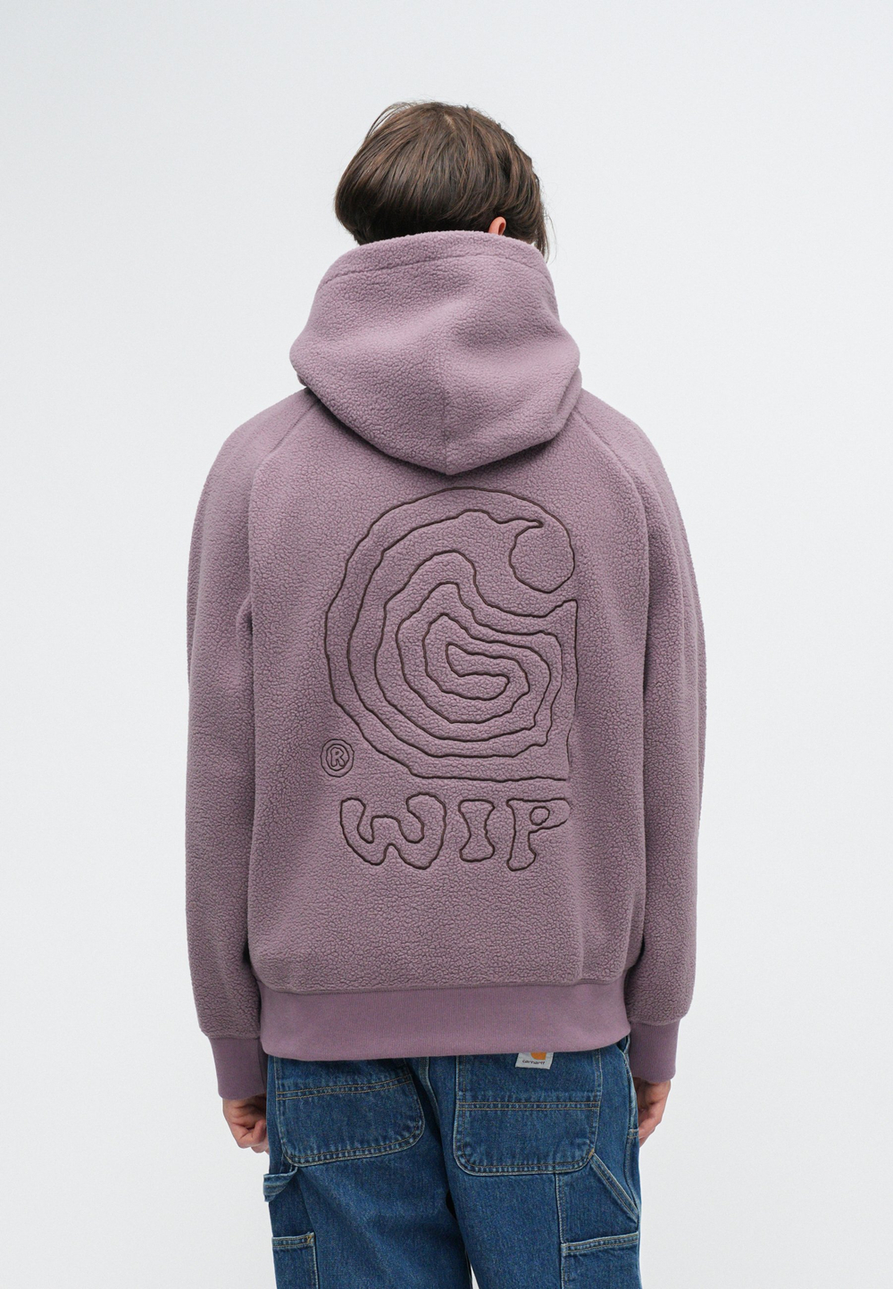 Carhartt WIP Флисовая толстовка - Фиолетовый