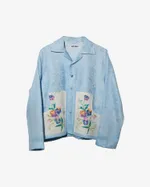 Рубашка Soeurs Спасибо Анастасия 3 голубая