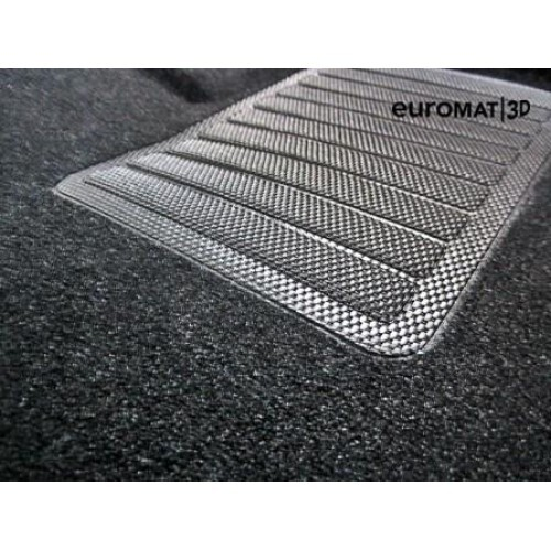 Коврики салона для FORD Fiesta (2010-) / Ecosport (2014-) Euromat 3D Business черные. Арт. EMC3D-002213