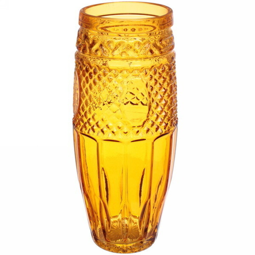 Ваза стеклянная 23см «Радуга G» чайный Z22/06