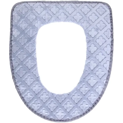 Чехол для сиденья унитаза «Soft»синий