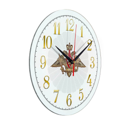 Настенные часы "Эмблема Вооруженные силы 03 53"
