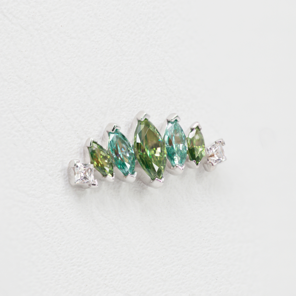 Orion tops with colored gems