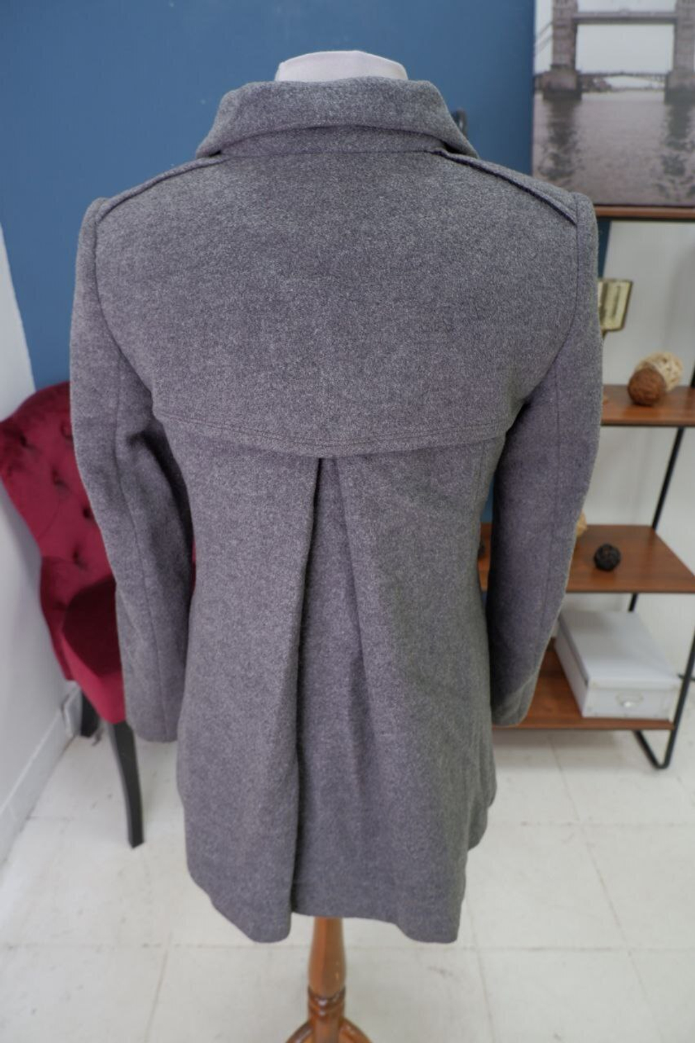 Пальто Mango с шерстью 44 размер