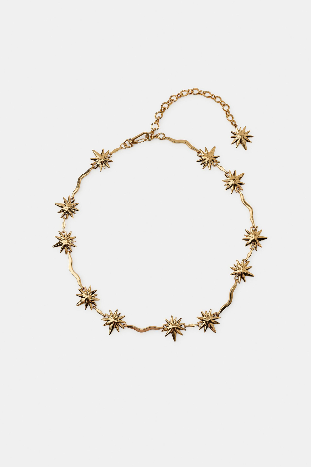 ZARA МЕТАЛЛИЧЕСКИЙ РЕМЕНЬ С СОЛНЦЕМ, ЗОЛОТИСТЫЙ