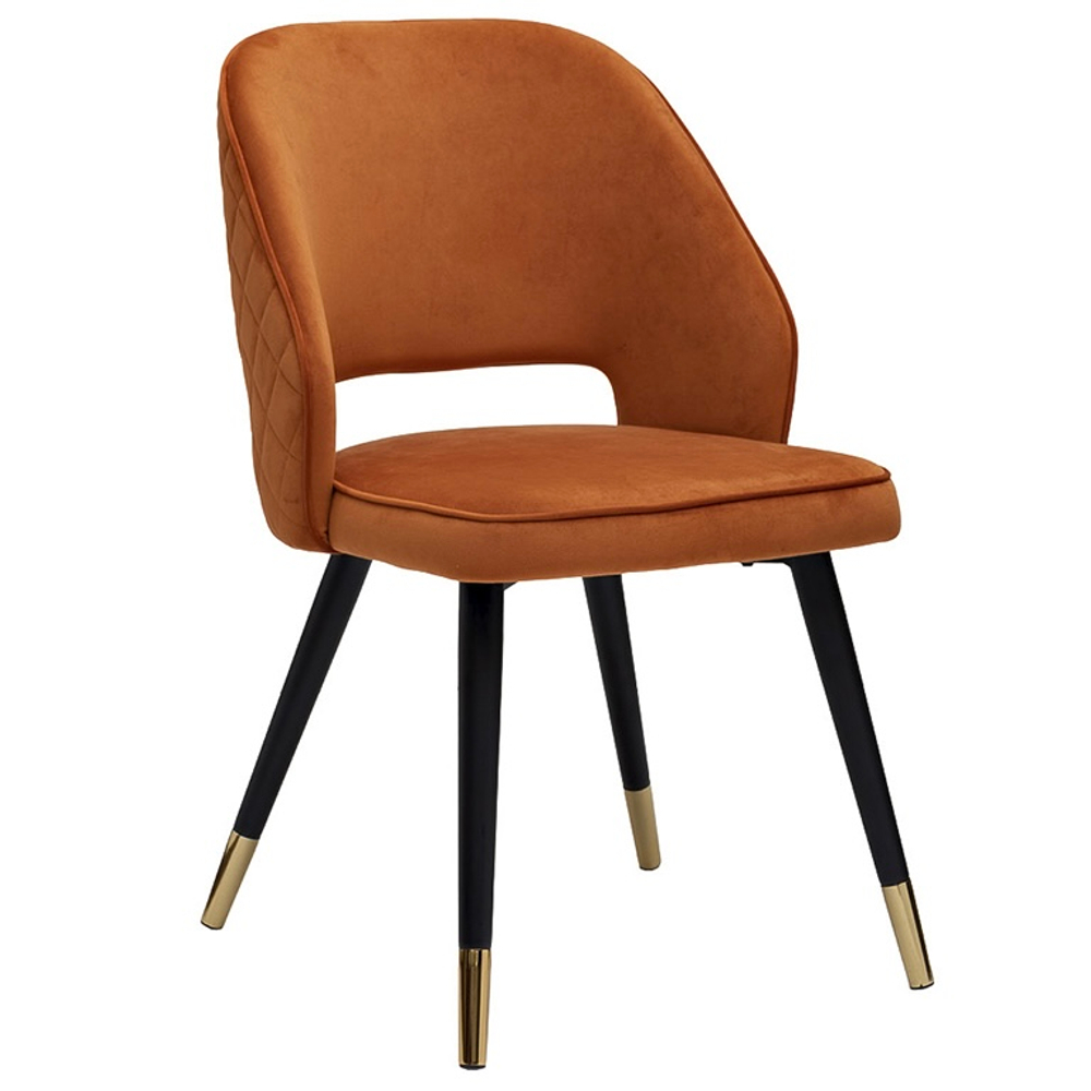 30C-1205-1 TER Стул обеденный велюровый терракотовый