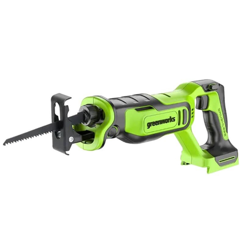 Пила сабельная аккумуляторная GREENWORKS GPT-BLRS-1 24В,б/щ,без АКБ и ЗУ (1200607)