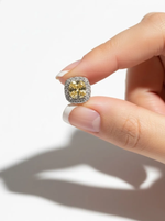 Серьги маленькие с камнями классика