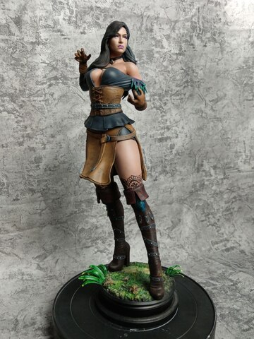 Йеннифер 30 см фигурка ручная работа ⚡ единственная 3D-печать + ручной покрас ⚡ разборная ⚡ Witcher точная копия