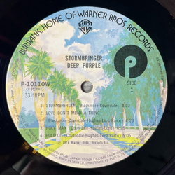 Винтажная виниловая пластинка LP Deep Purple Stormbringer (Japan 1976) (No Obi) Holy Man