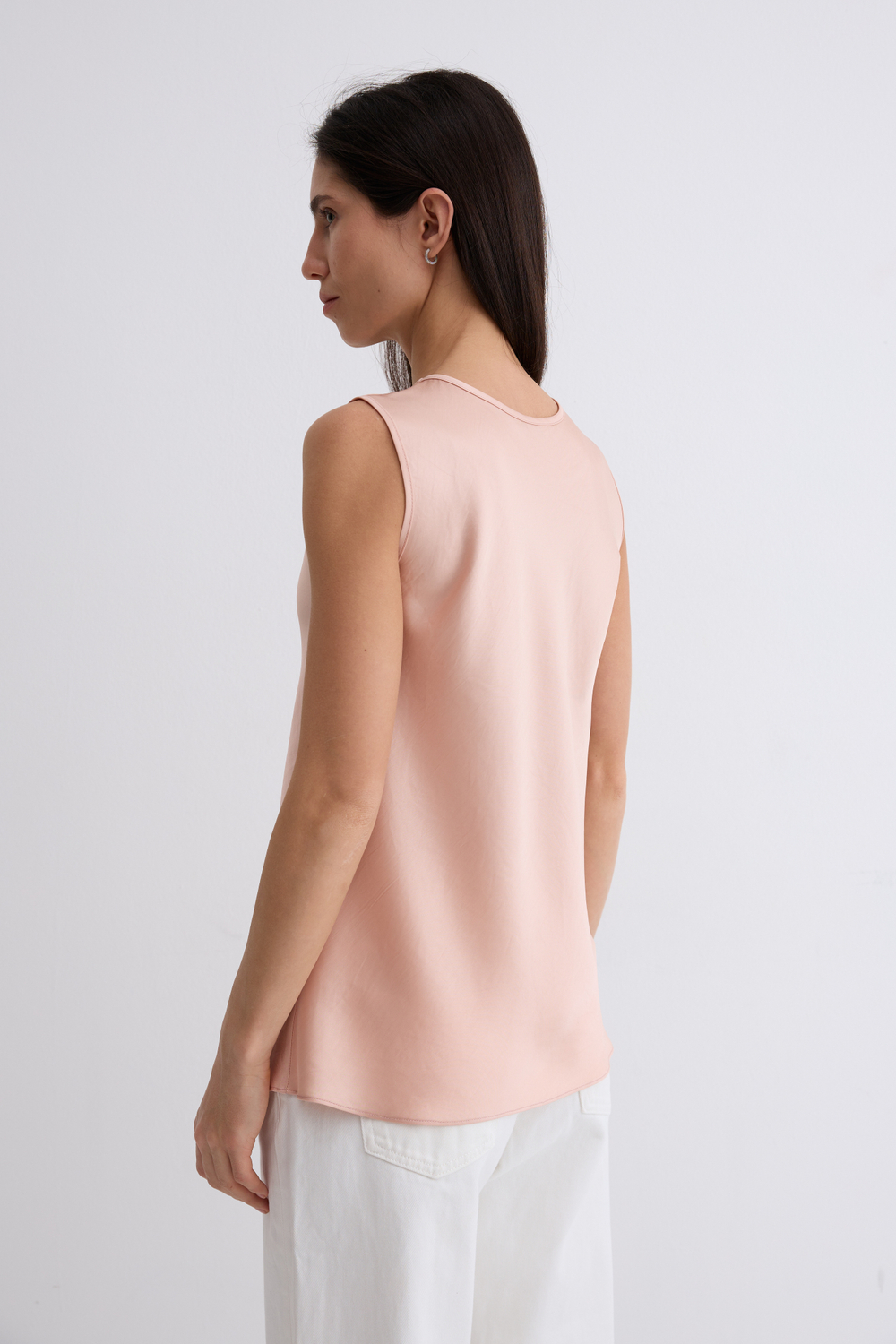 Топ Силуэтный из вискозы и ацетата