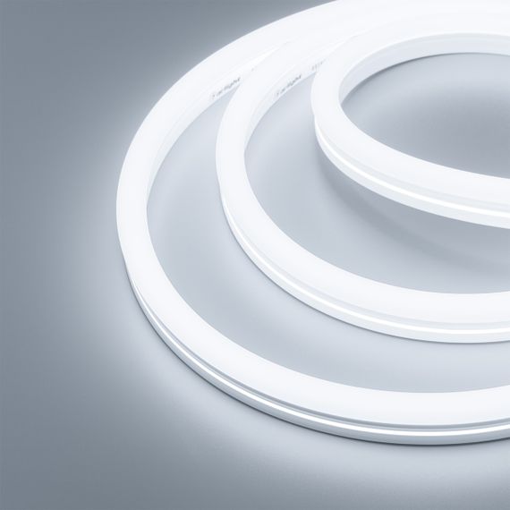 Светодиодная лента герметичная MOONLIGHT-SIDE-X336-12x24mm 230V White6500 (11 W/m, IP65, 50m, wire x1) (Arlight, Грибовидная форма) 051905
