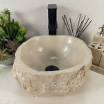 Раковина из мрамора Erozy Cream EM-64983 32*31*15 0867