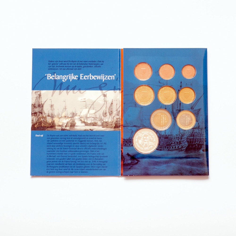 Netherlands 2007 Year Sets "Michiel de Ruyter" 6 Coin Sets