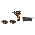 WORX WX279 аккумуляторный гайковерт (2 x 2 Ач, ЗУ)