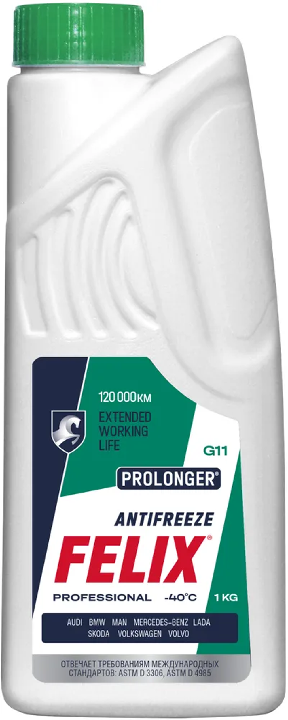 Антифриз Felix Prolonger G11, зеленый, 1 кг