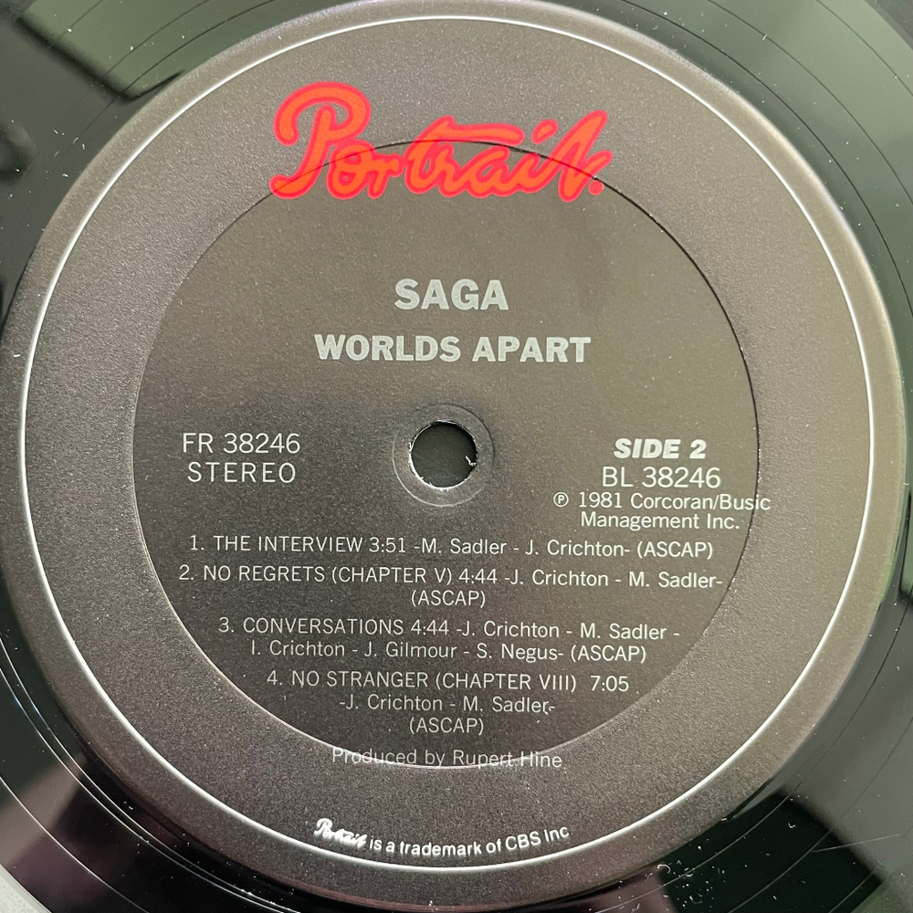 Виниловая пластинка Saga – Worlds Apart LP