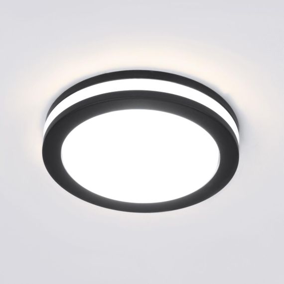 Встраиваемый светодиодный светильник Elektrostandard DSKR80 5W 4200K черный a049707