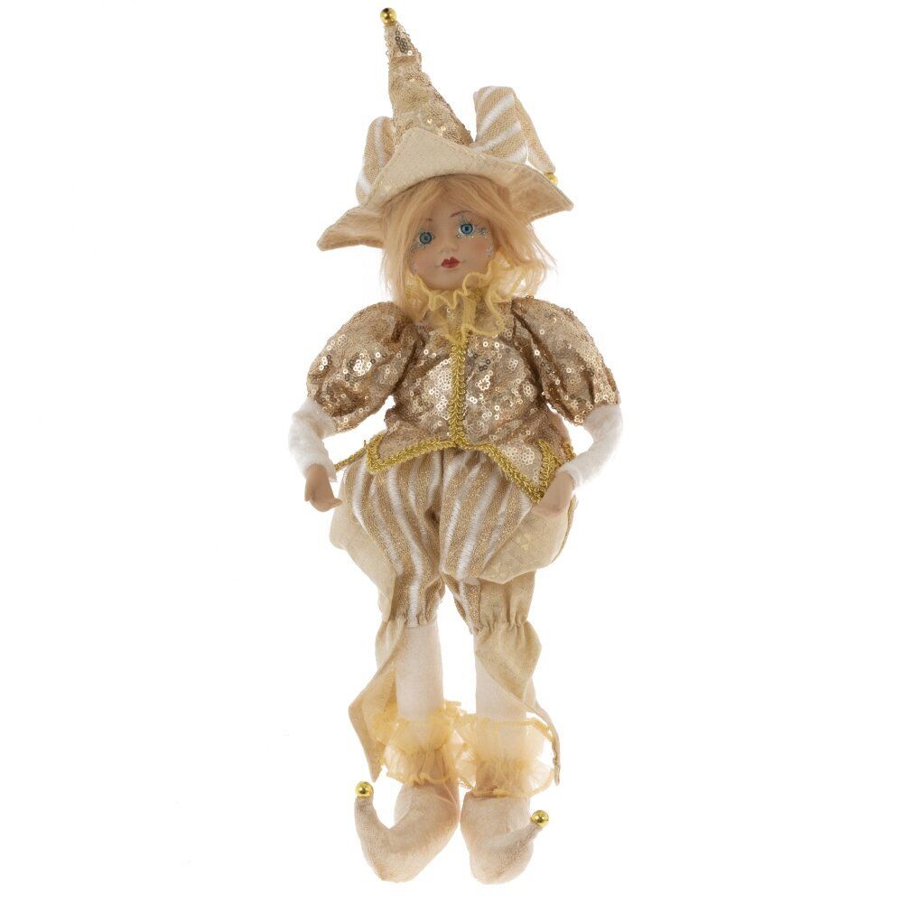 GAEM Игрушка набивная "Клоун" (муз, движ), L14,5 W12 H44 см (полка 23 см.)