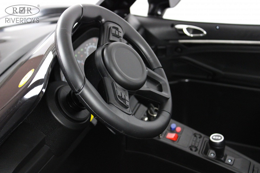 Детский электромобиль RiverToys Porshe Cayman T911TT черный
