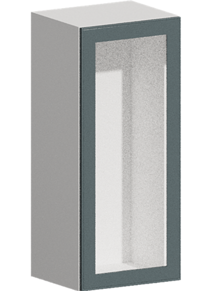 Кухня Модуль ШВС 409 Графит / Бирюзовая мята