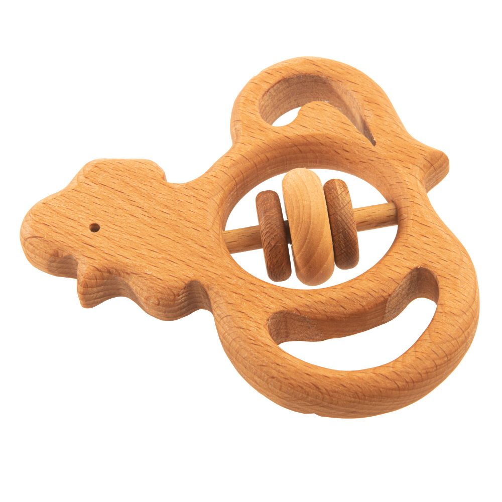 Деревянная погремушка Петушок euro Леснушки