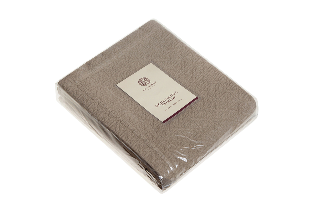 Покрывало 240x260 Luxberry Hamilton коричневое