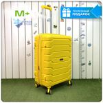 Средний чемодан Mironpan-X, Желтый, с расширителем