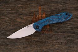 Нож складной CJRB Feldspar, клинок 89мм, сталь AR-RPM9, рукоять G10 чёрно-синий