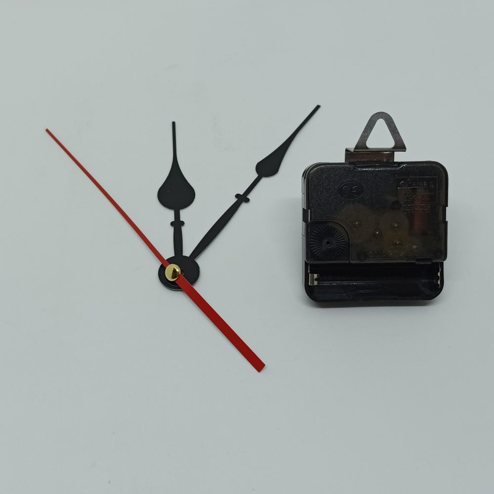 `Часовой механизм, шток 16 мм, со стрелками №03