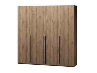 Распашной четырехсекционный шкаф Лорена Пакс-4 Дуб Табачный U1147 160*40*200 см, Коричневый   Фиеста