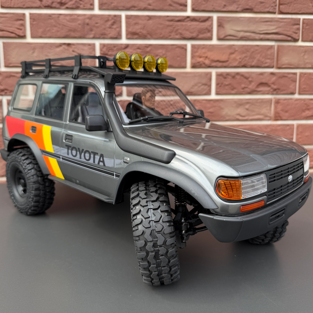 Трофи FMS 1:10 FCX10 Land CruiserLC80 Sport Version (Серый)