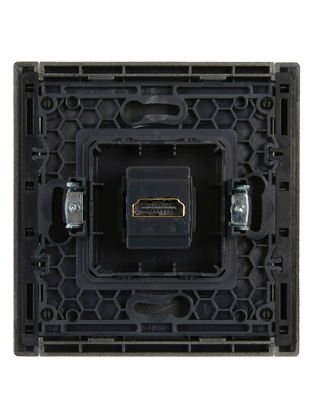 FORTE&PIANO Розетка HDMI FP540 сталь IEK