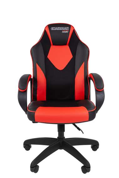 Офисное кресло Chairman   game 17 Россия экопремиум черный/красный