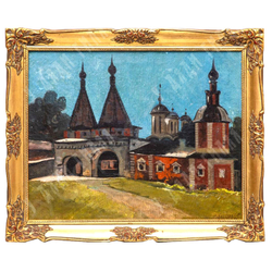 Киселев Петр Дмитриевич (1918-2004). Суздаль. Масло. 1965