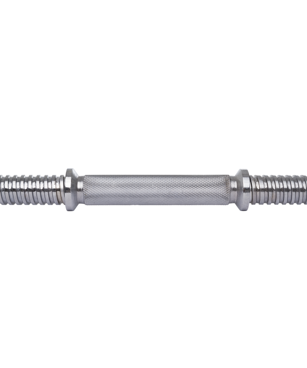 Гриф гантельный BB-107 d=25 мм, металлический, хромированный, 35 см