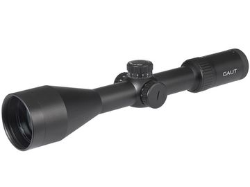 Прицел Gaut Nephrite 3-12x56, сетка 61 (Half MD), подсветка красная, 30мм, поправки 1/4  МОА, ударная стойкость-ускорение 1000g, 785г