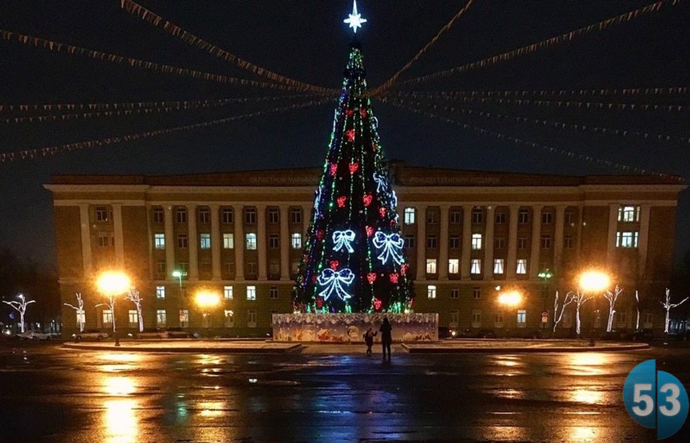 Комплект украшений "Рождественская" на уличную елку